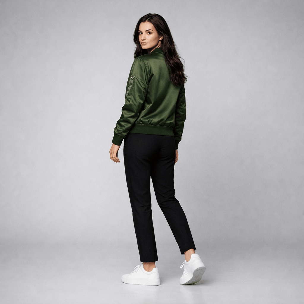 Geacă Bomber Verde - Stelvani.com