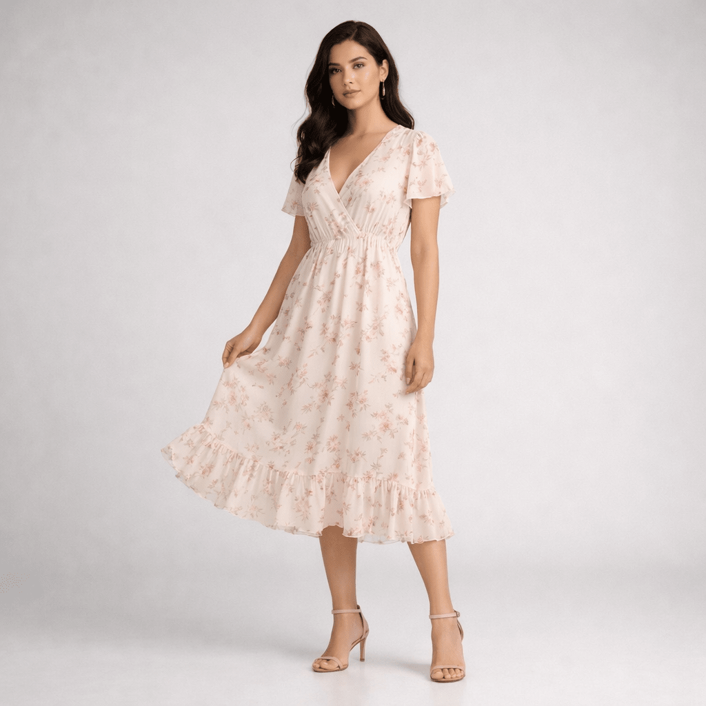 Rochie Elegantă de Primăvară - Stelvani.com