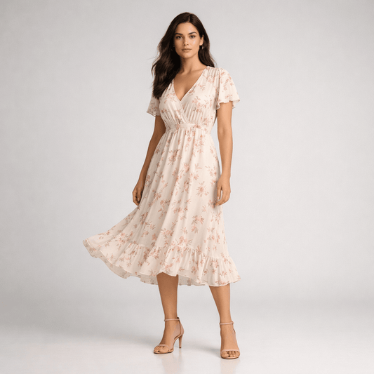 Rochie Elegantă de Primăvară - Stelvani.com
